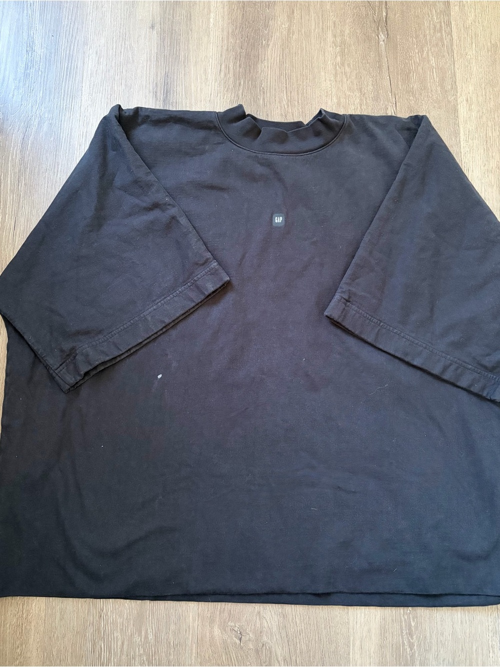 Yeezy GAP Men's Black Short-Sleeve Crewneck Tee